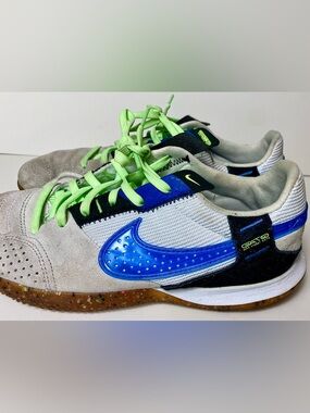 Nike Streetgato White Photo Blue Indoor Soccer Shoes Low Top DC8466 143